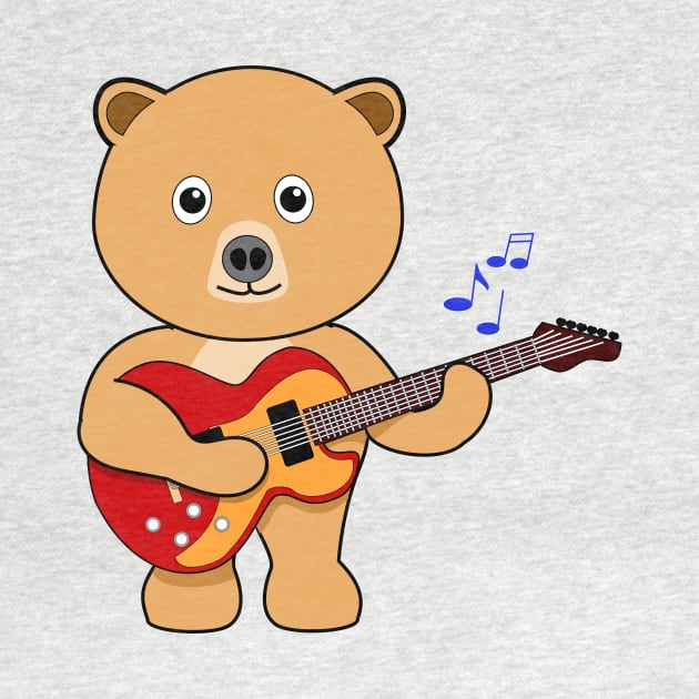 Bear and the Guitar by denip